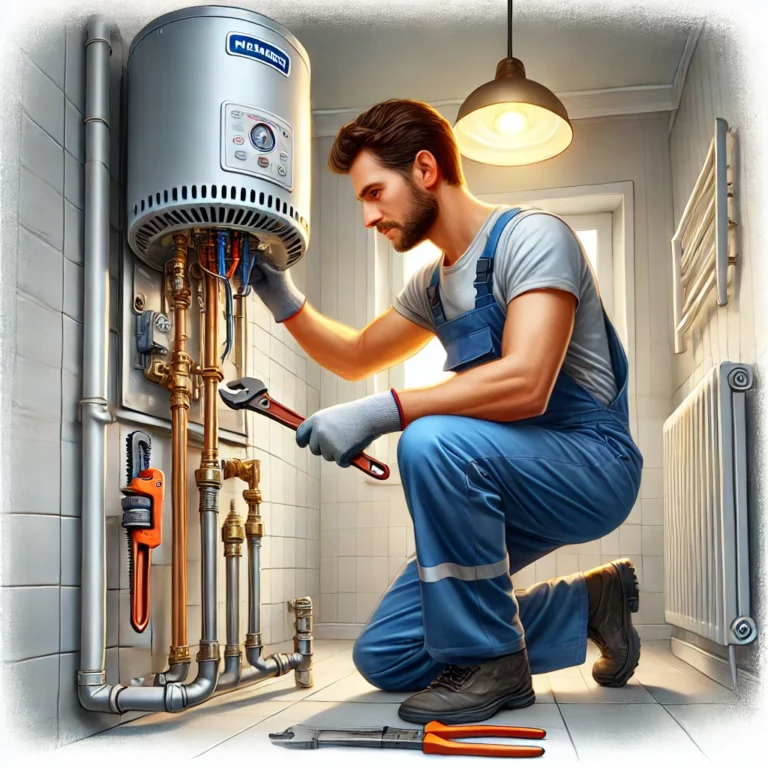 Illustration d’un remplacement de chauffe-eau